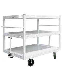 Industrial Trailer, 3 Shelves, 46 x 66
