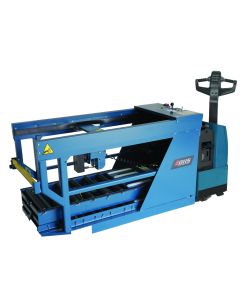 Convert your existing pallet truck into a portable battery changer with Automatic Transfer Carriage. 