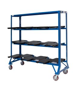 Mobile Charging Stations store large volumes of laptops, tablets, and other mobile computing equipment while charging each unit.