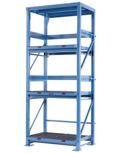 Triple Stack System Stands provide the ideal location to charge, store, and exchange lift truck batteries with convenience and ease.