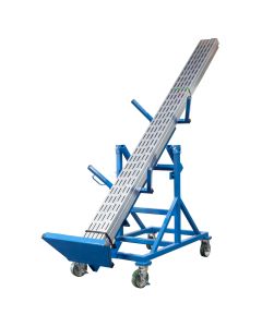 The Tilting Elevator Conduit Cart allows transportation of bulk loads of electrical conduit throughout any job site.