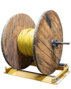 Safely store and handle bulk cable reels with Dyna Reel Platforms from BHS. Adjustable rollers make these units ideal for any electrical or data application.