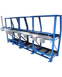 The Electrical Distribution System provides flexible power distribution to all components in an Operator Aboard Battery Extractor System.