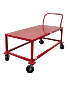 Custom Platform Truck, Elevated 30 x 60 Bed, Red