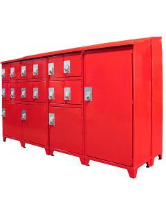 Custom Parcel Locker, 19-Compartments, 138 x 44