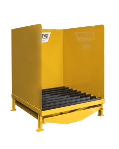 The BHS Hardwood Wash Station (HWS) provides a safe and convenient space to wash vertically extracted lift truck batteries.