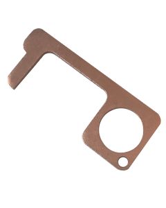 Keychain Hooks are antimicrobial door openers/button pushers that limit contact with shared surfaces.