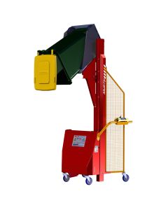 Multi-Tip bin dumpers are cost-effective, lightweight, and easy to move