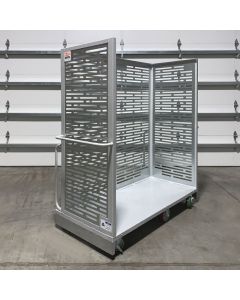 Order Picker Cart, 32x64, No Shelves, Enclosed Sides
