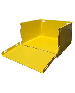 The Reel Sherpa Cradle guards costly wire, cable, and reels from damage during transport and in storage