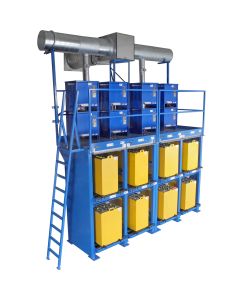  Battery Room Ventilation System (BRVS)detects and dissipates hydrogen gas to ensure proper ventilation.