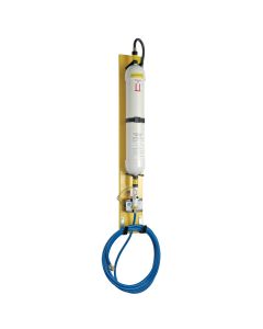 The Water Deionizing System purifies water from the tap to remove minerals and pollutants that can damage forklift battery cells.