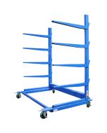 Store and transport long, narrow materials with the adjustable Cantilever Cart (CCA) from BHS. 