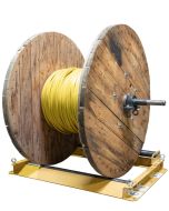 Safely store and handle bulk cable reels with Dyna Reel Platforms from BHS. Adjustable rollers make these units ideal for any electrical or data application.