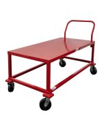 Custom Platform Truck, Elevated 30 x 60 Bed, Red