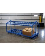 Pick Rack, 96x40, 2 Angled Shelves, Double-Sided
