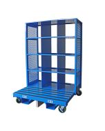 Order Picker Cart, 48x48, with 12 Compartments, Double-Sided Access 