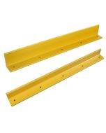 Protective Rail protects battery handling equipment and racking against damage at floor level.