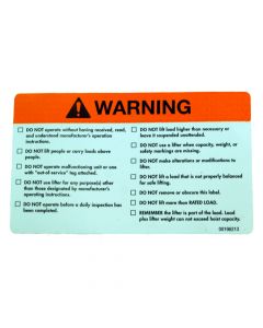 Warning Label, BLB Checklist