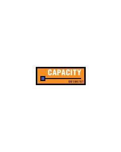 Capacity Marker Label