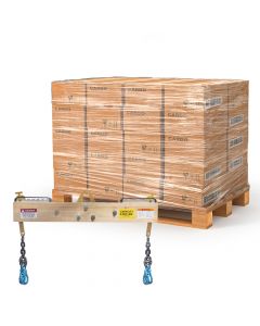 Each lifting beam offers a convenient and efficient way to handle industrial forklift batteries, with a maximum capacity of 6,000 pounds.