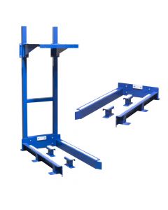 The Fork Access Battery Stand is for lift trucks that don't have battery roller beds and require battery exchange with a pallet truck.