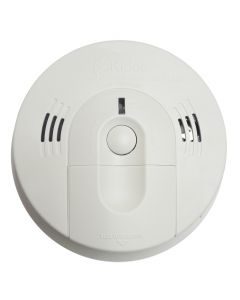 The Carbon Monoxide & Smoke Detector combines two safety devices in one unit.