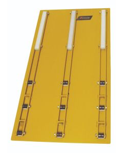 The BHS Compartment Roller Tray–Low Profile Plate Mount saves space in tight battery compartments. 