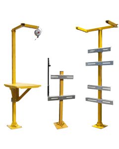 Universal Forklift Charging Stands come in many configurations