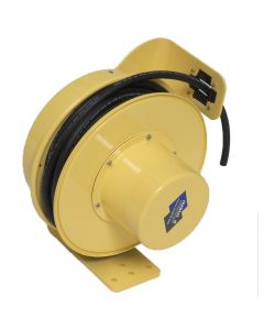 Powered Cable Reels 50' or 85' permanent tension mounted cable reel keeps electrical cords taut and secure during operation. 