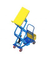 Work positioners like the Manual Mobile Lift & Tilt Tables reduce the risk of injury by reducing bending and reaching.