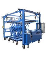 Fill cable, wire, and flexible materials directly onto delivery reels without laborious extra steps.