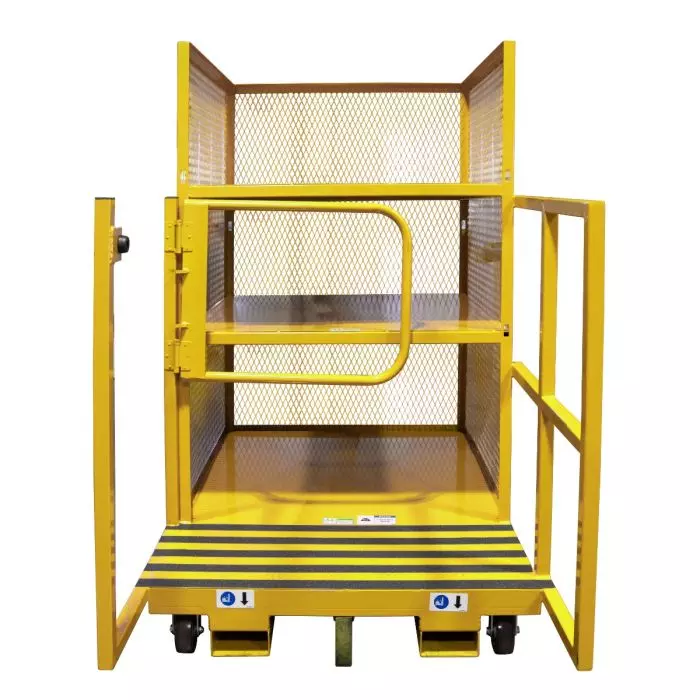Enclosed Order Picker Cart with Swing Gate