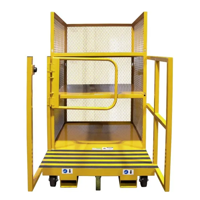 Enclosed Order Picker Cart with Swing Gate