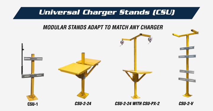 Universal Forklift Charger Stands