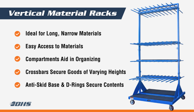 Vertical Material Rack