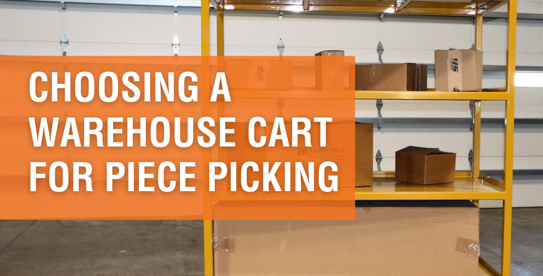 Choosing a Warehouse Cart for Piece Picking