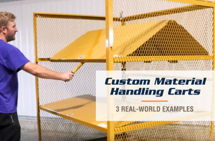 Custom Material Handling Carts 3 Real-World Examples