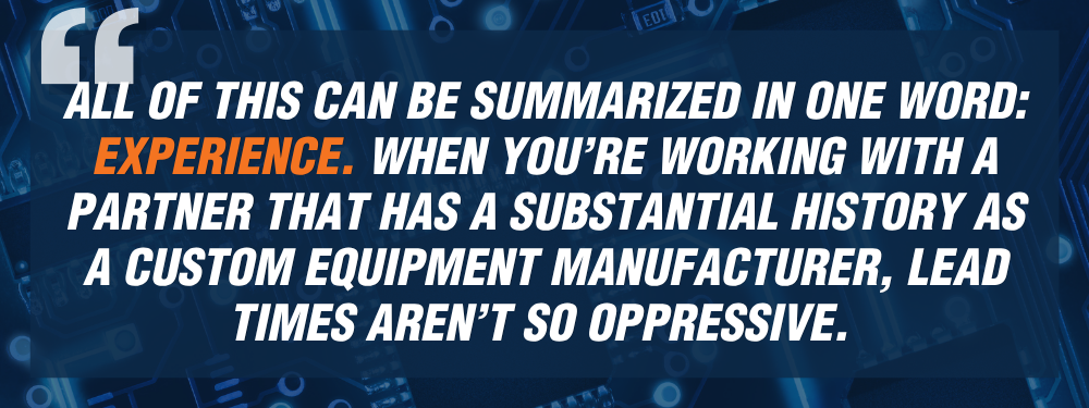 Modular Vs. Custom Material Handling Equipment: Comparing Manufacturing Lead Times