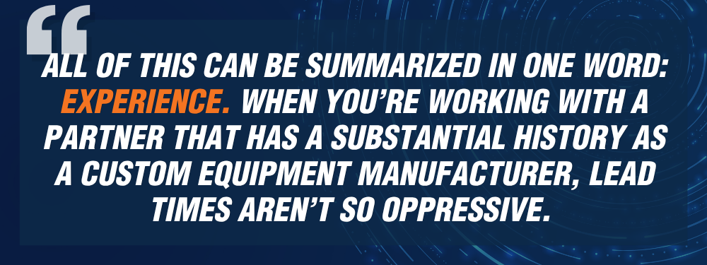 Modular Vs. Custom Material Handling Equipment: Comparing Manufacturing Lead Times