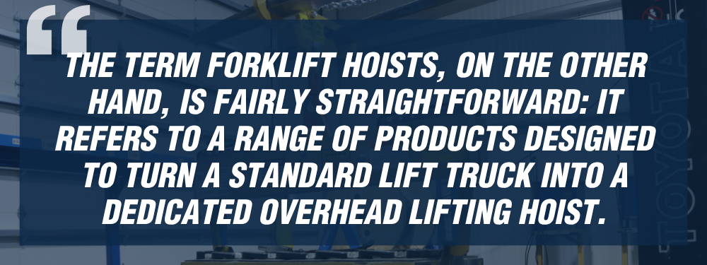 What Is a Forklift Hoist?