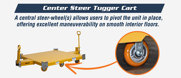 Center Steer Tugger Cart