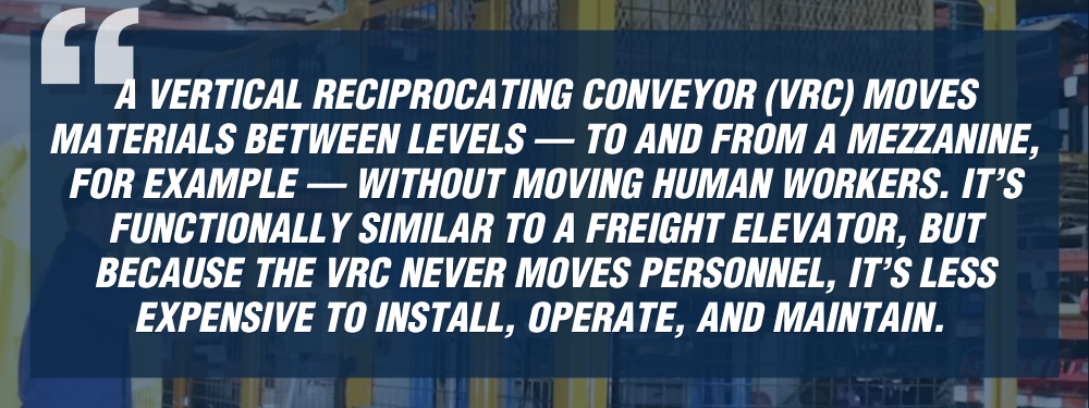 Vertical Reciprocating Conveyor Safety Features