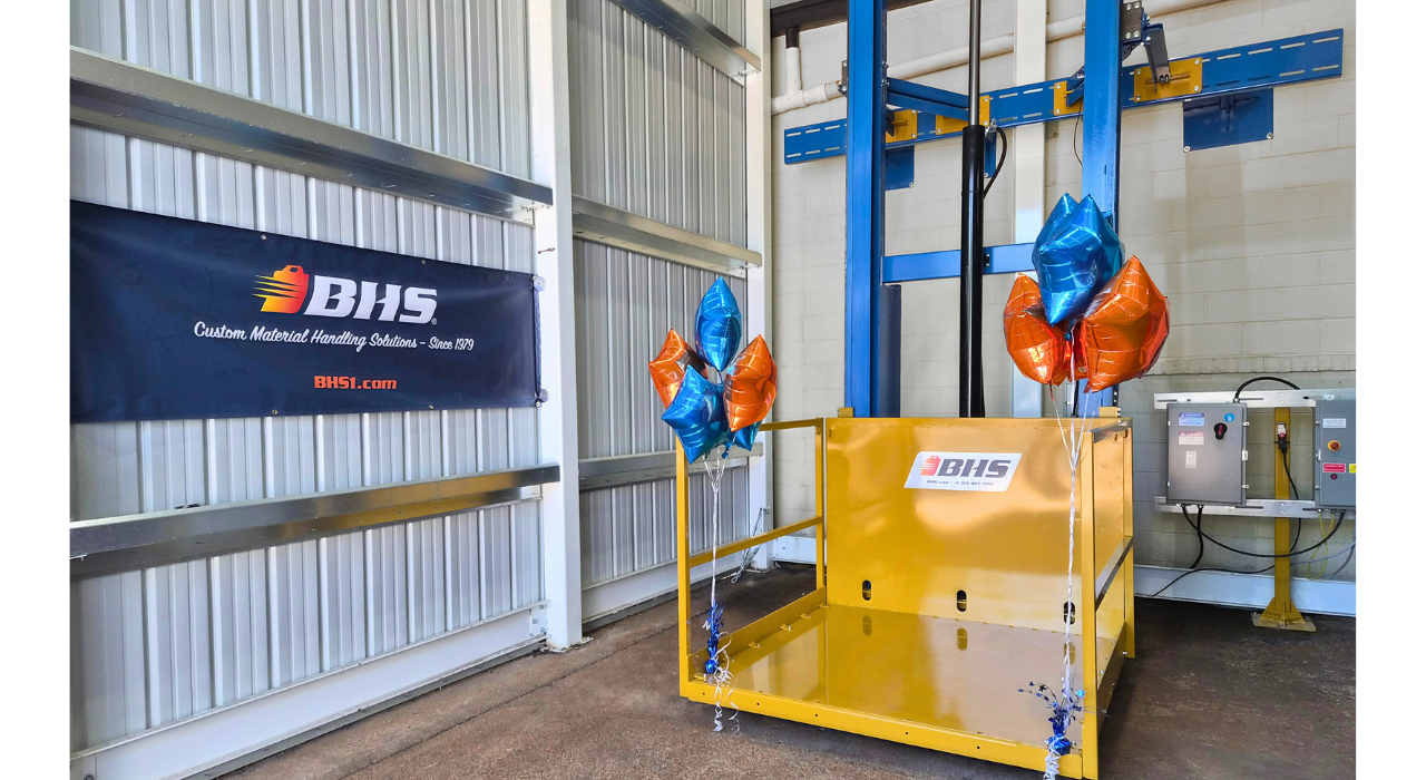 BHS, Inc. Updates Manufacturing Campus with Dedicated Testing Area for Vertical Reciprocating Conveyors