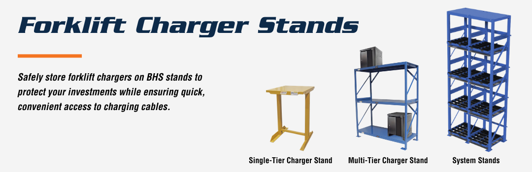 Forklift Battery Charger Stands