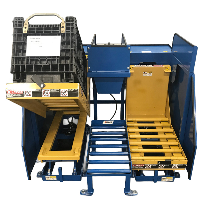 custom tilt table equipped with roller top
