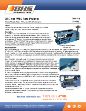 Tech Tip-962: ATC and WTC Fork Pockets