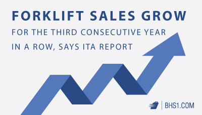 Forklift Sales Grow for the Third Consecutive Year in a Row