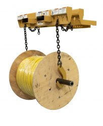 Overhead Reel Lifter with Spool