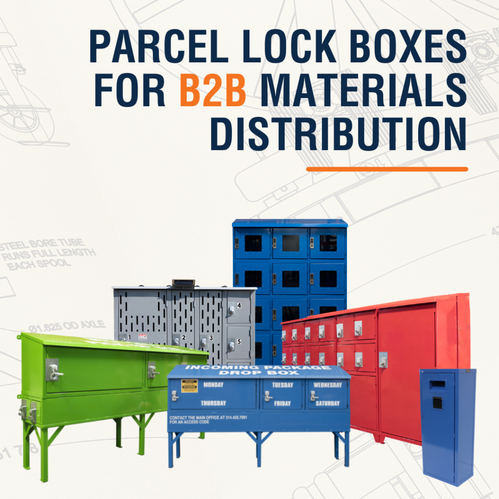 Parcel Lock Boxes for B2B Materials Distribution